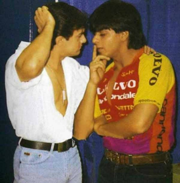Aamir Khan and SRK