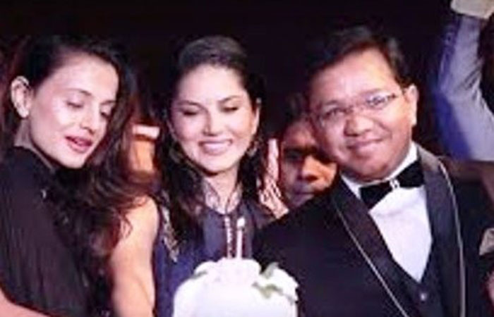 Sunny Leone with Anubhav Mittal
