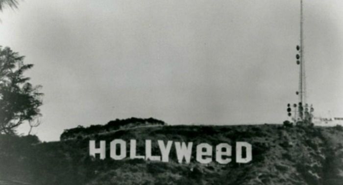 Hollywood Wishes Everyone A 'Hippy' New Year As The Famous LA Sign Is ...