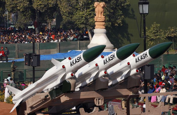 Akash Surface-To-Air Missile 