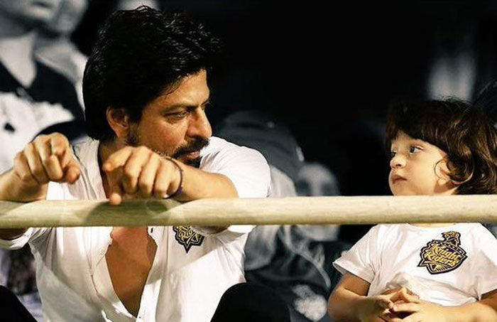 AbRam and Shah Rukh Khan