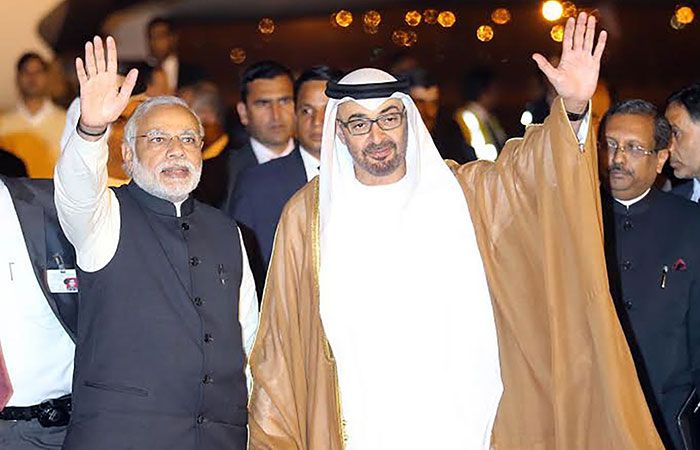 Narendra Modi and Sheikh Mohammed