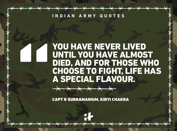 Indian Army quotes
