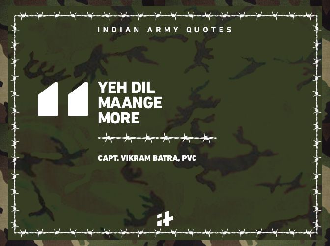 Indian Army quotes