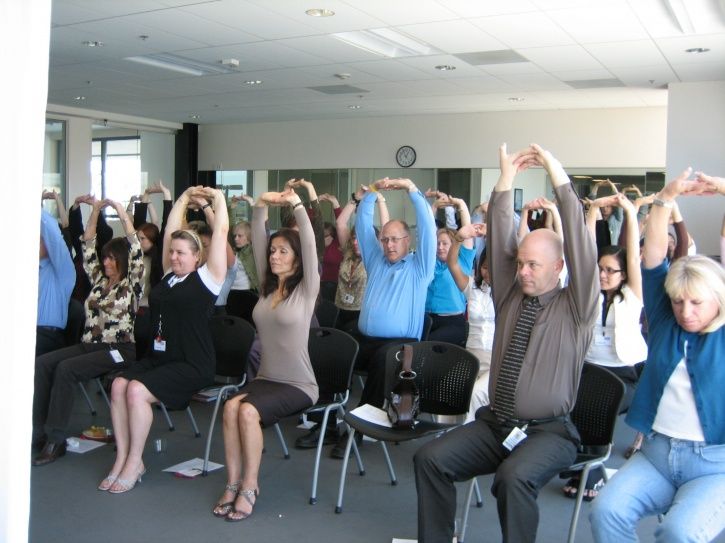 Pull Up Your Chair For Some Chair Yoga And Relieve Yourself Of