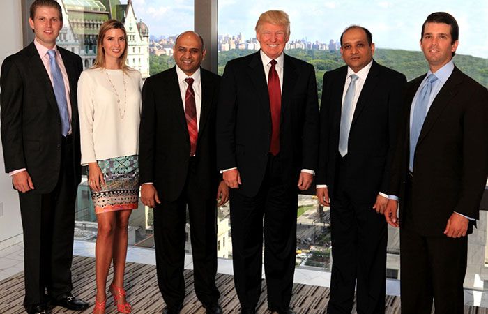 Donal Trump with Panchshil Realty Group