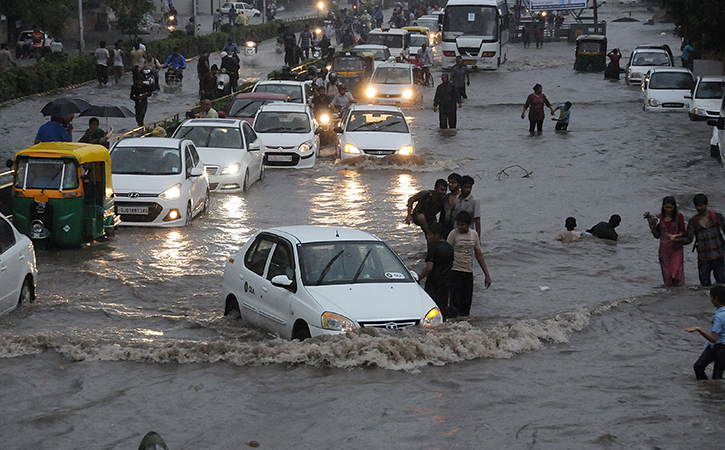 Floods Wreak Havoc In Gujarat And Rajasthan, Thousands Displaced As Red ...