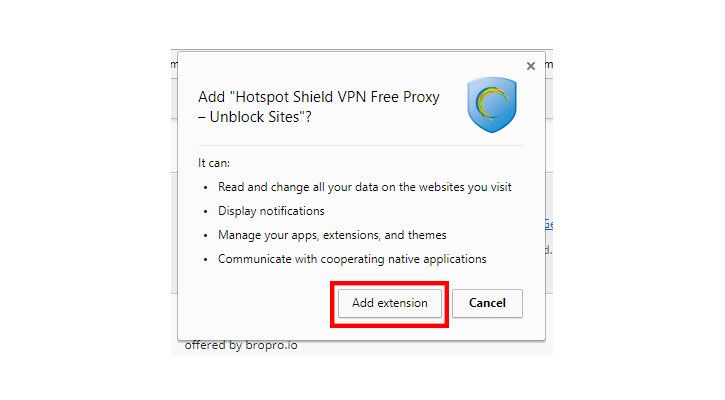 hotspot shield ad blocker google chrome