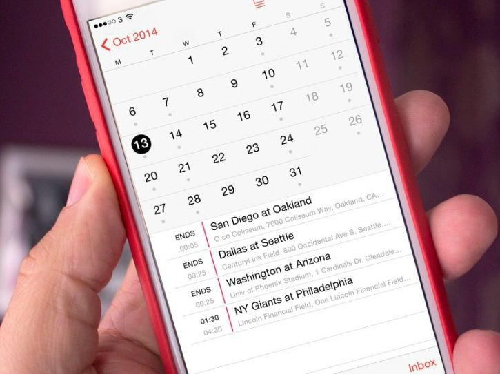 Schedule your activities/agendas/errands in your phone calendar