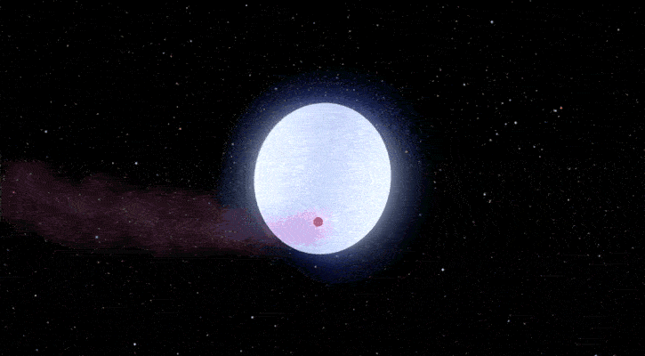 Scientists Have Discovered A Scorching Hot Planet That Features A Unique Comet Like Tail 