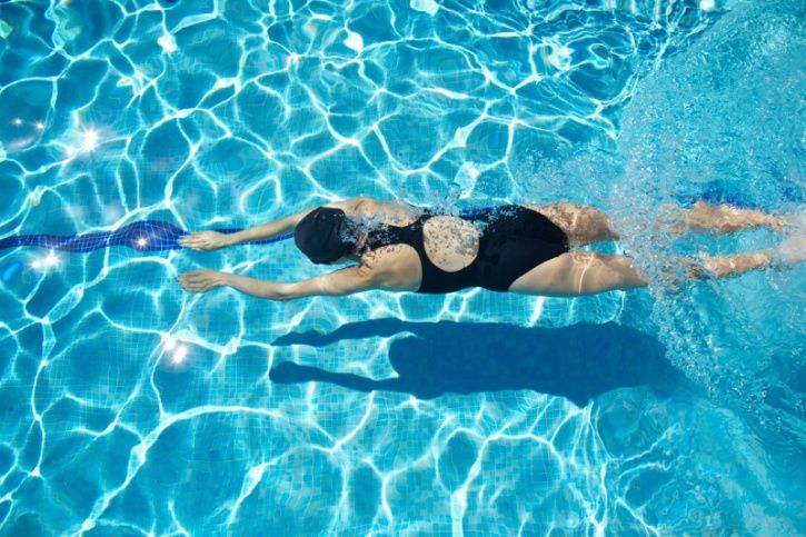 Swimming is the ideal full-body workout as it works your entire body and is easier on your joints; this works well especially if you have joint or other chronic disorders. It does, however, take a certain amount of skill to learn how to swim and you do require a pool that is convenient enough for you do so regularly