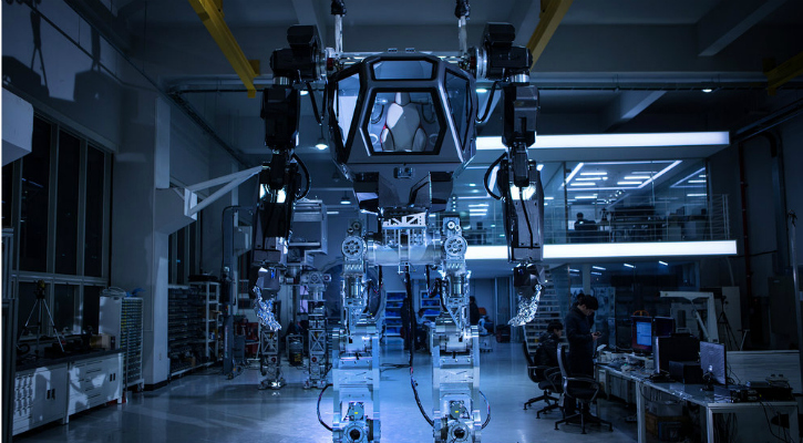 Amazon Ceo Jeff Bezos Had Too Much Fun Inside This 13 Foot Tall Robot Exosuit