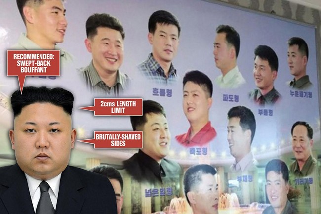 Weird History on Twitter Citizens of North Korea can only get one of 28  state approved haircuts At least none is a mullet httptco7J49MEI9Bo   Twitter
