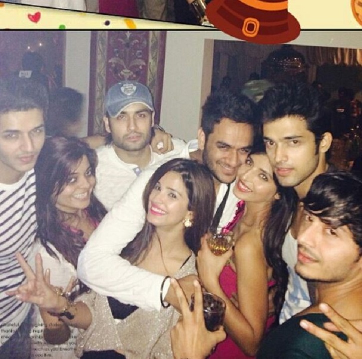 Parth Samthaan with friends