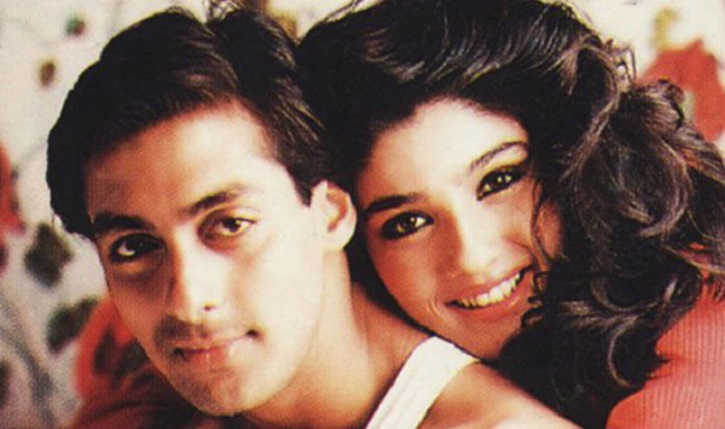 Raveena Tandon and Salman Khan