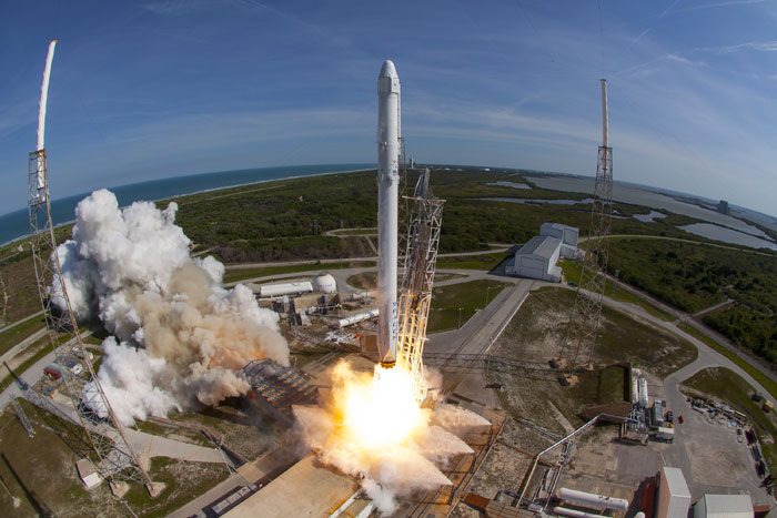 SpaceX Launches Satellite 