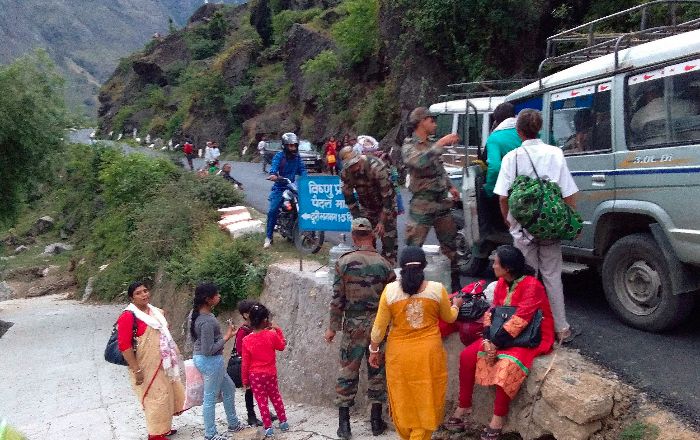 Massive Landslide Blocks Badrinath Highway