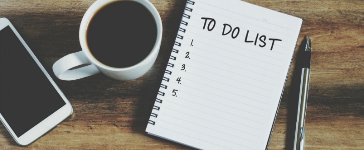 Make a to-do list can ease your mind