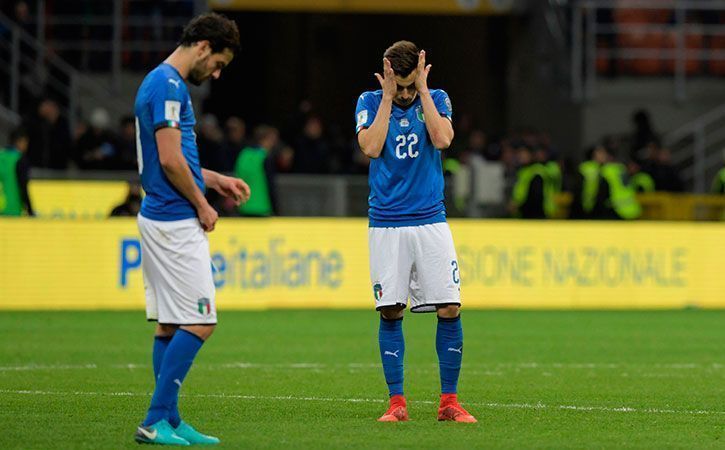 Italy Player Crying