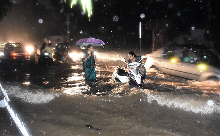 Flood in Hyderabad 