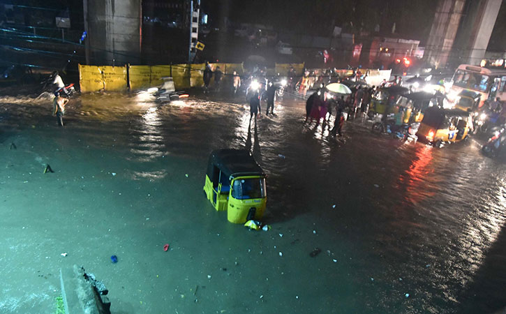 Flood in Hyderabad 