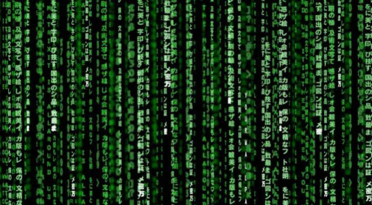 the matrix green code