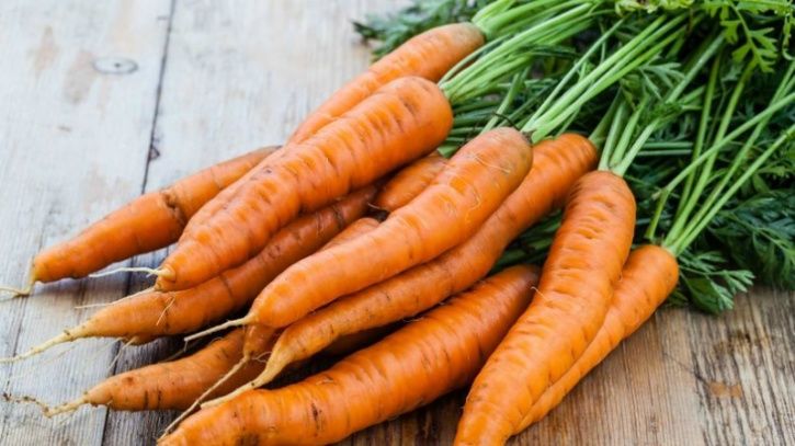 Carrots  Turns out carrots are not only loaded with the antioxidant beta-carotene and vitamin A that is beneficial for your eyes, but also with Vitamin C that help bolster your immune system. Studies have also shown its benefits in reducing the risk of cancer.