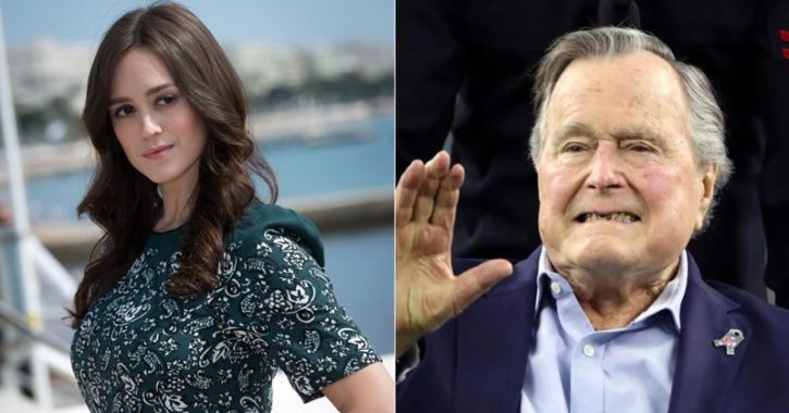 Former Us President George H W Bush Apologises After Actor Heather Lind 2236