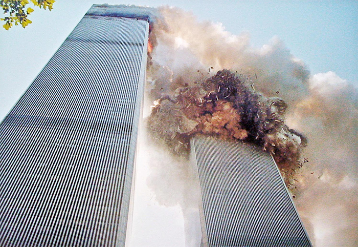 Twin Towers During 9 11