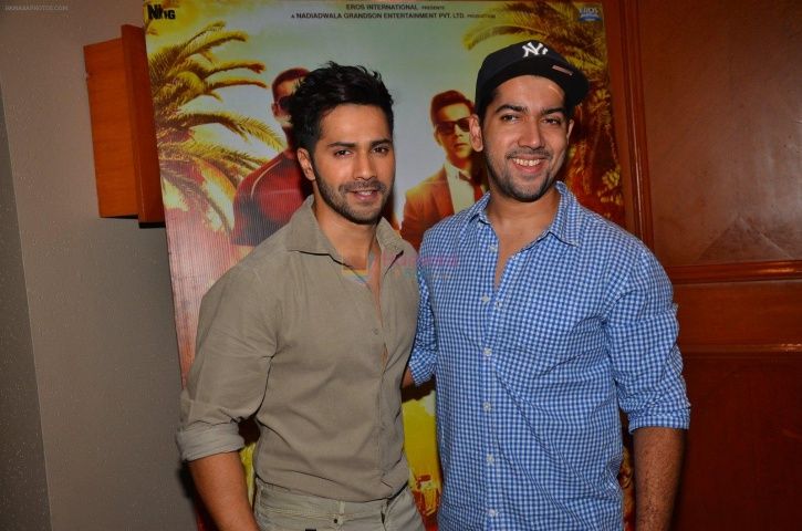 A photo of Varun Dhawan with his elder brother Rohit Dhawan.