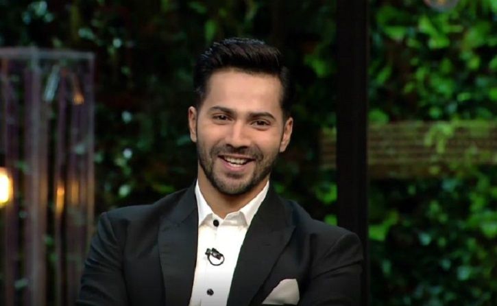 A Picture of Bollywood actor Varun Dhawan from Koffee With Karan.