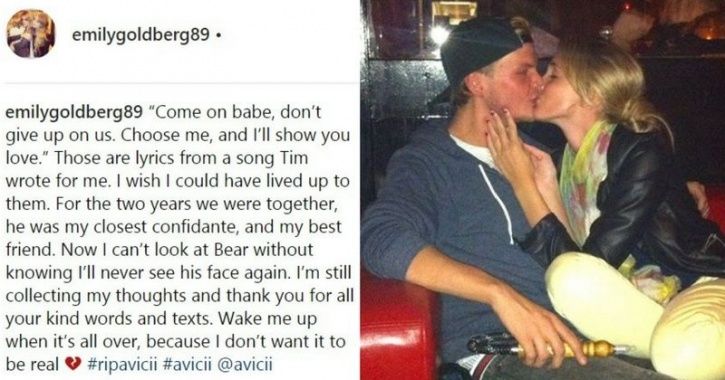 Avicii’s Ex-Girlfriend Can’t Believe He’s No More, Writes A Heart-Touching Note For Him