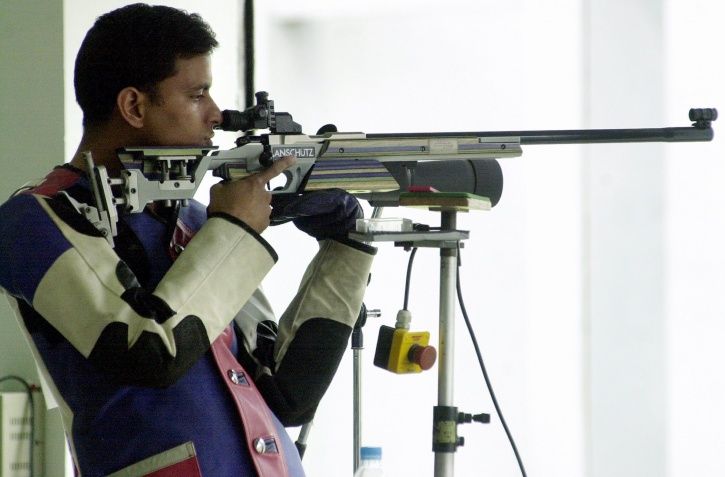 He took top honours in the 50m rifle 3 positions.