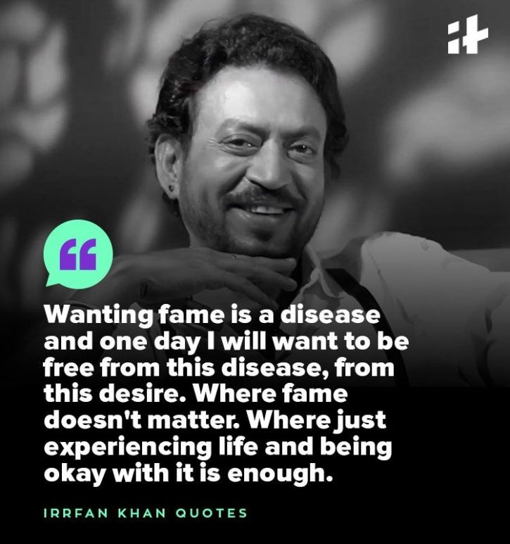 Irrfan Khan quotes on life that will leave you inspired. 