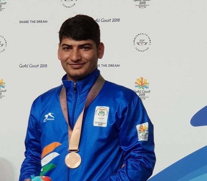 Om Mitharwal has won 2 medals at CWG 2018