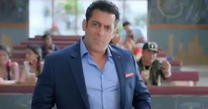 A picture of Salman Khan from Bigg Boss 12 promo. 