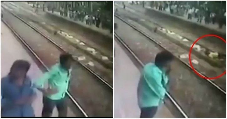 54-YO Man Lay On Railway Track To Attempt Suicide, Mumbaikars Quickly ...