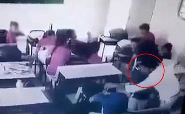 This Video Of A Teacher Mercilessly Beating A Class X Student Is ...