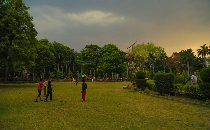 Wonders Of World At A Park In Delhi