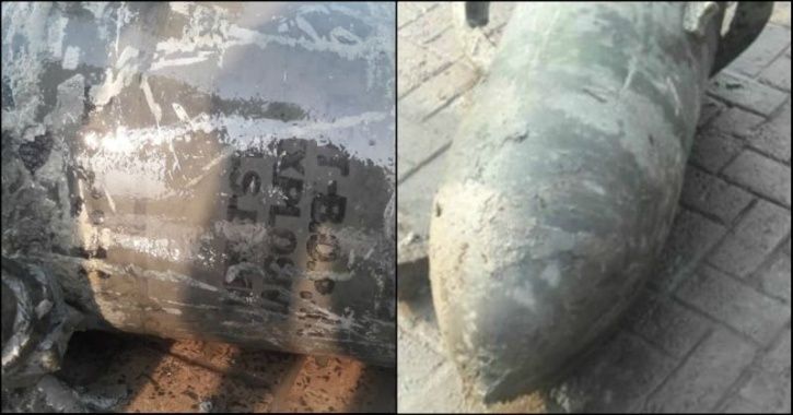Aerial Bomb Weighing 453 Kilos From World War 2 With US Army Markings Unearthed In Kolkata