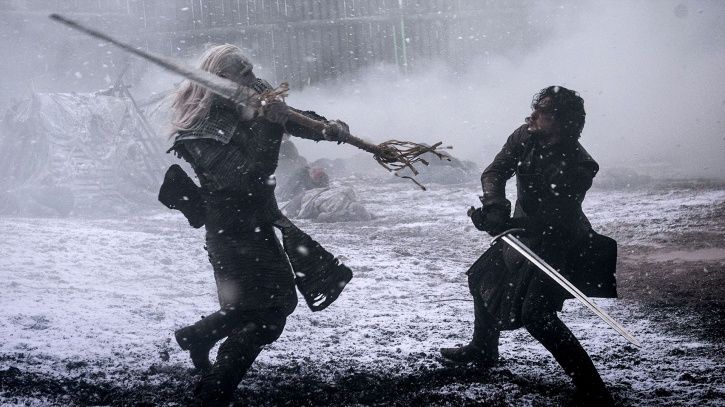 Game of Thrones season 8 theories: Jon Snow and Night King.