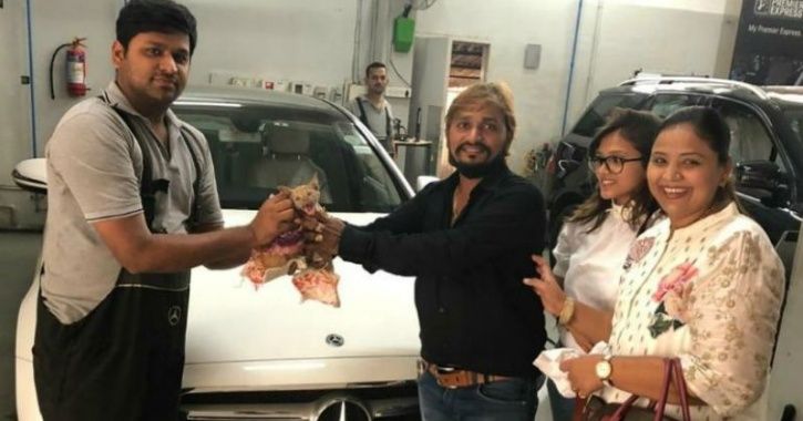 Gujarat Businessman Dismantles Mercedes To Rescue Kitten. Humanity Wins!