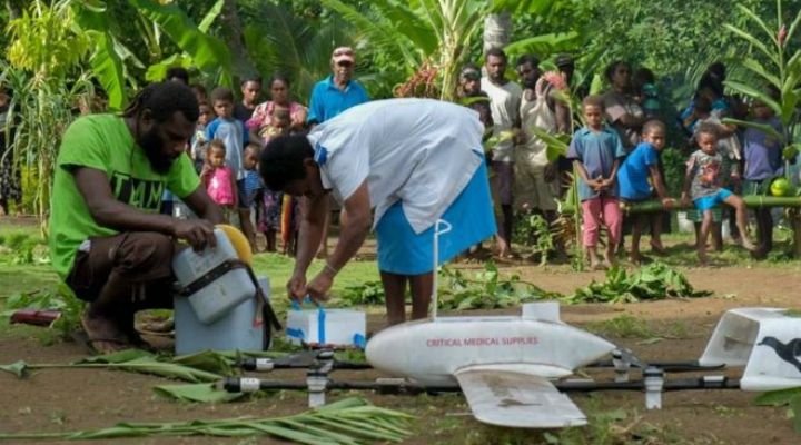 One-Month-Old Child In Remote Island Of Vanuatu Given World’s First Drone-Delivered Medicine