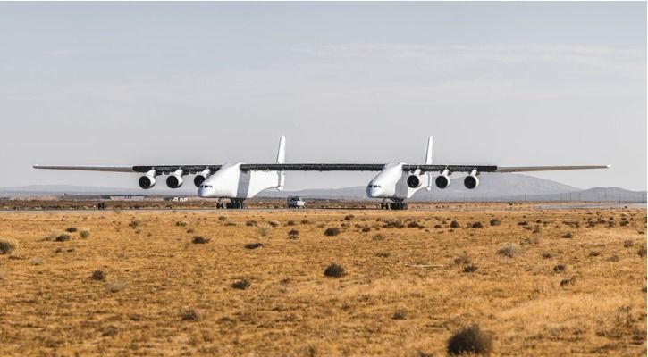 The World's Largest Plane Has A Wingspan Of 117 Metre And Weighs Twice ...