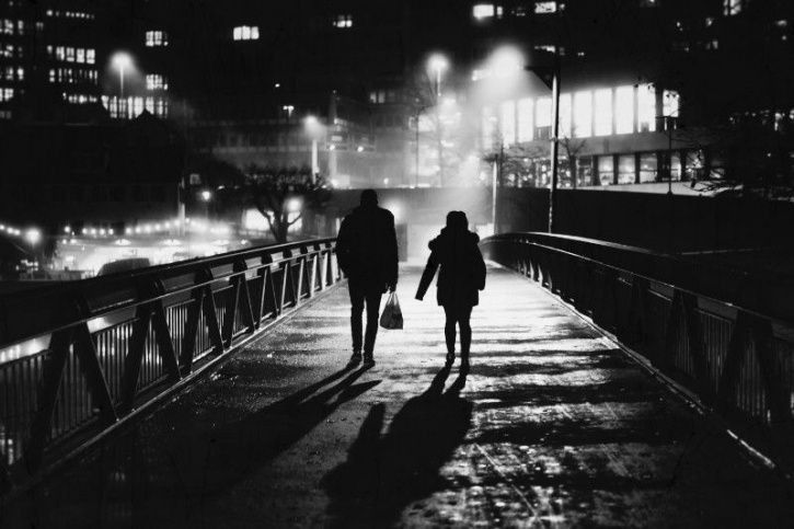 Couple Walking Together 