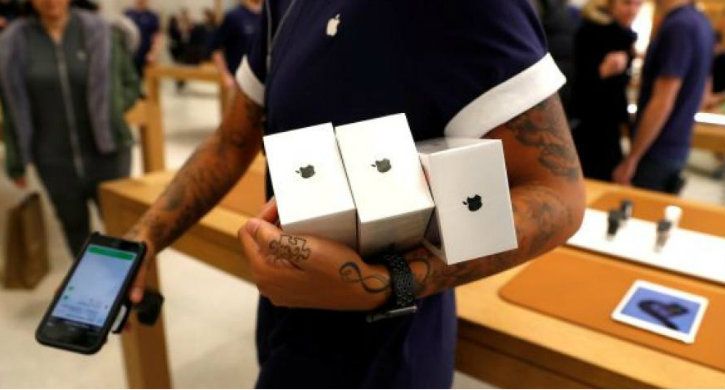 iPhone sales declining