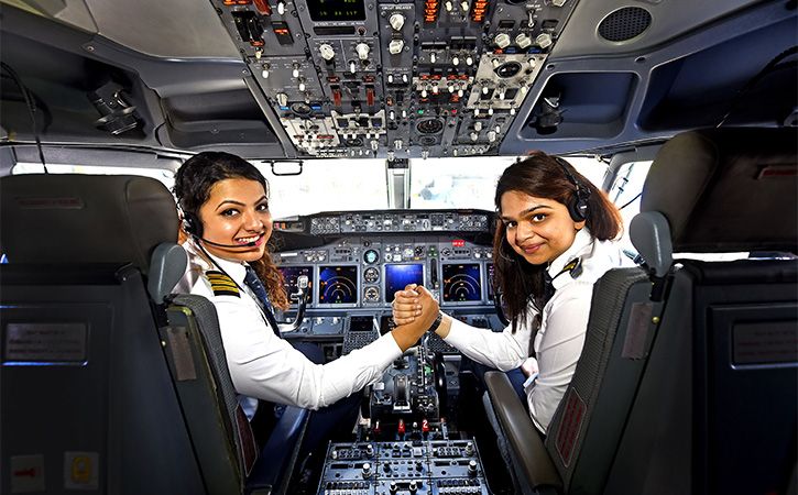 India Has Maximum Women Pilots In The World