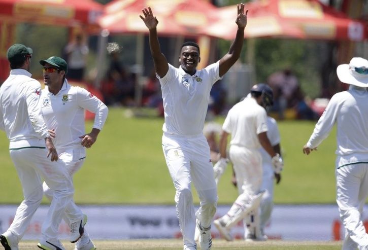 Lungi Ngidi took 6/39 to help South Africa win by 135 runs.