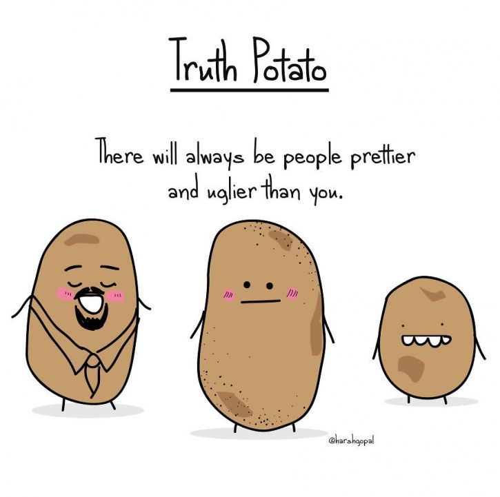 41 Bitter Truths About Life By The ‘Truth Potato’ That’ll Help You Put