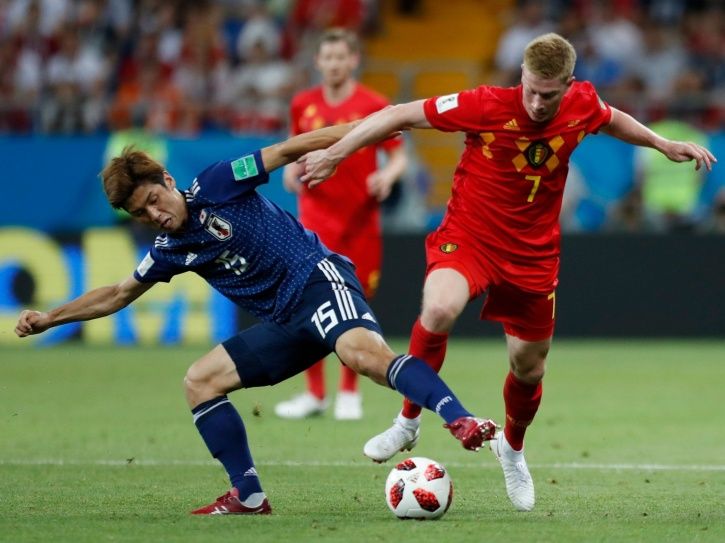 Belgium won 3-2 vs Japan
